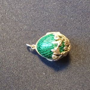 Enamel Egg Pendant Locket